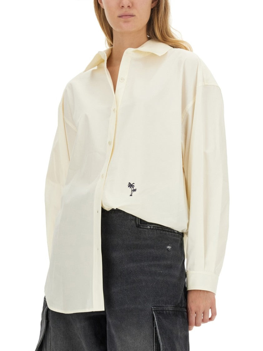 Shirt With Embroidered Logo