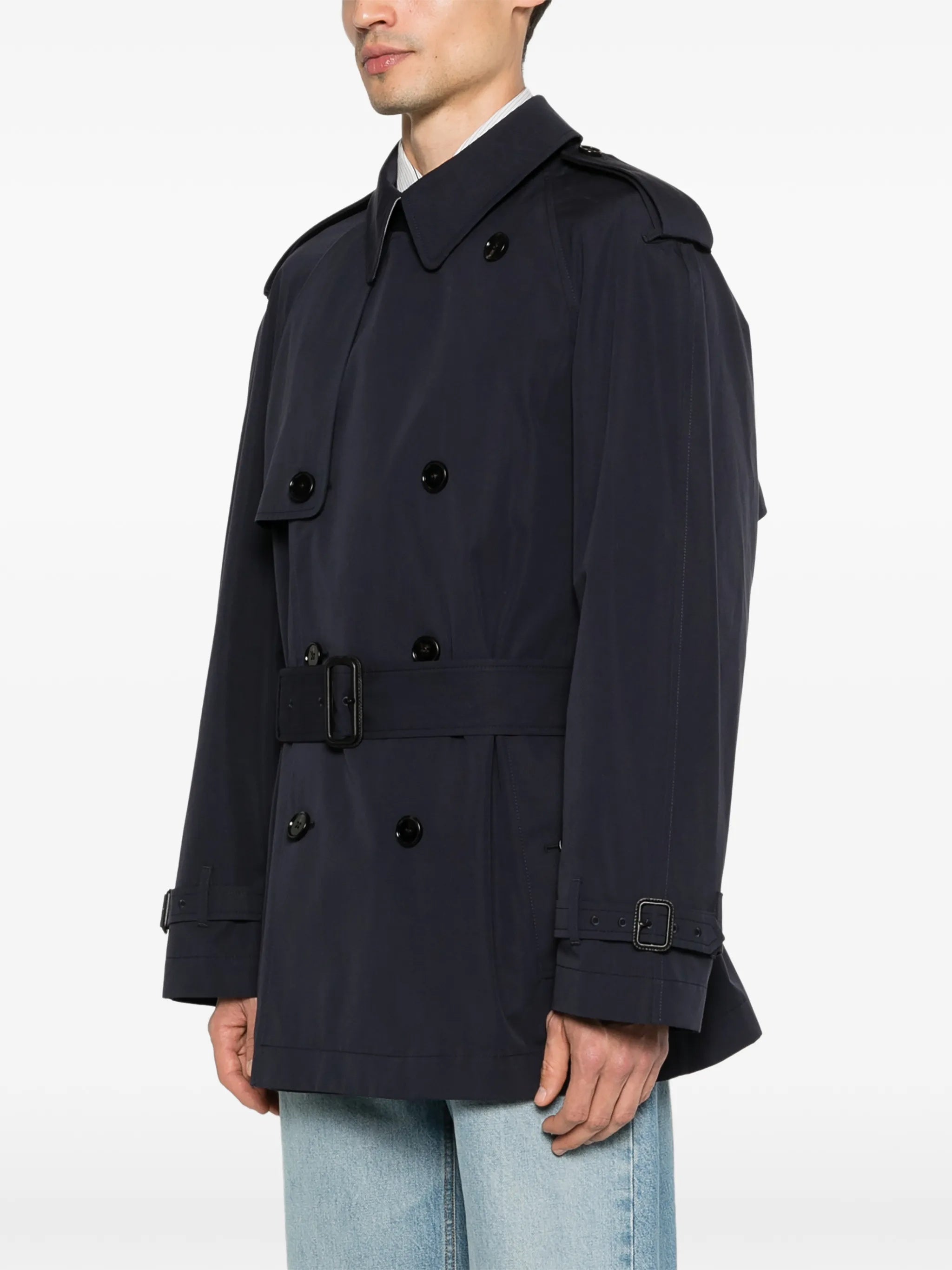 Highbury Double-Breasted Belted Trench Coat