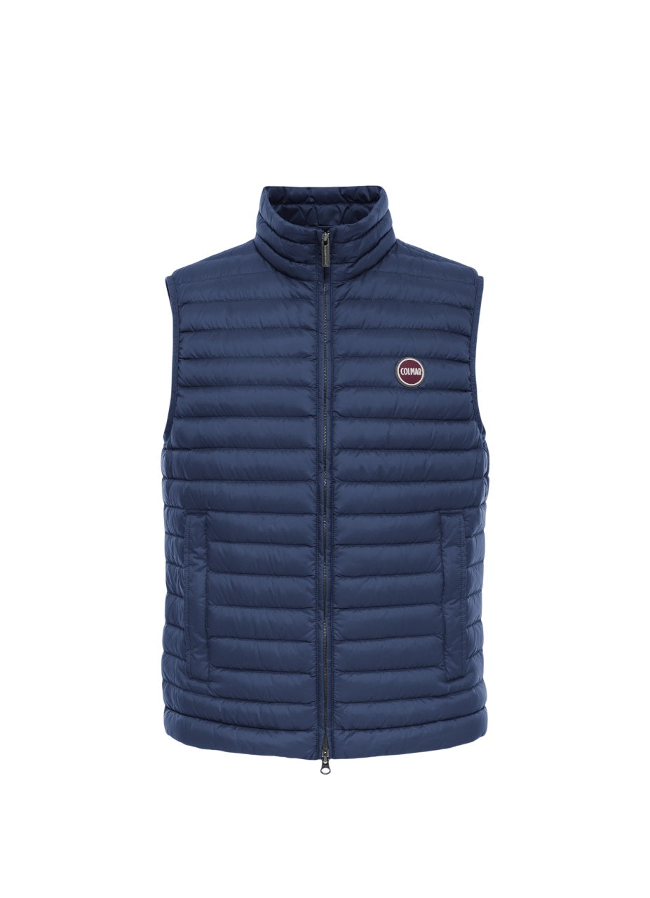 Lightweight Blue Down Jacket