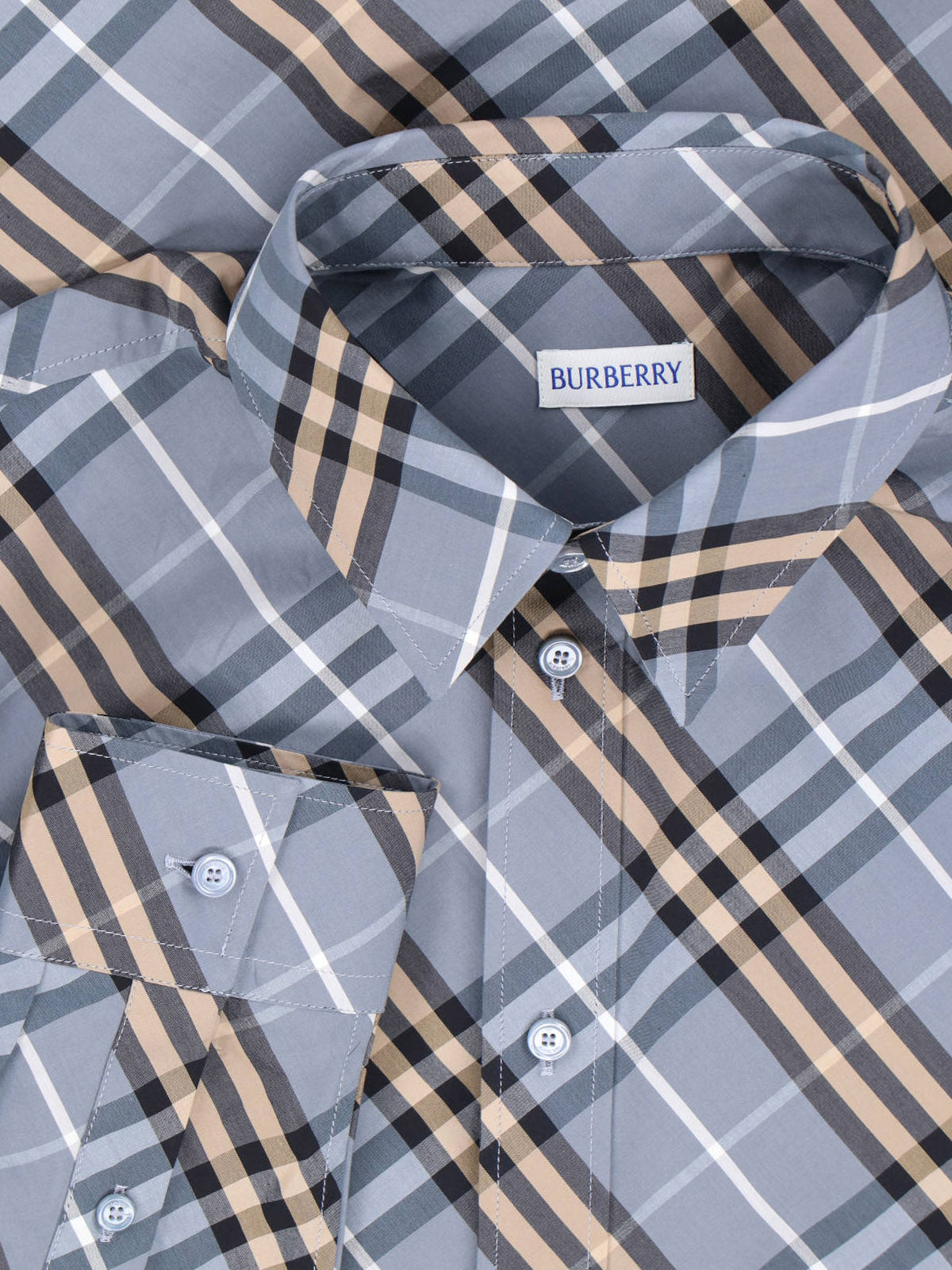 Multicolor Check Tailored Cotton Casual Shirt