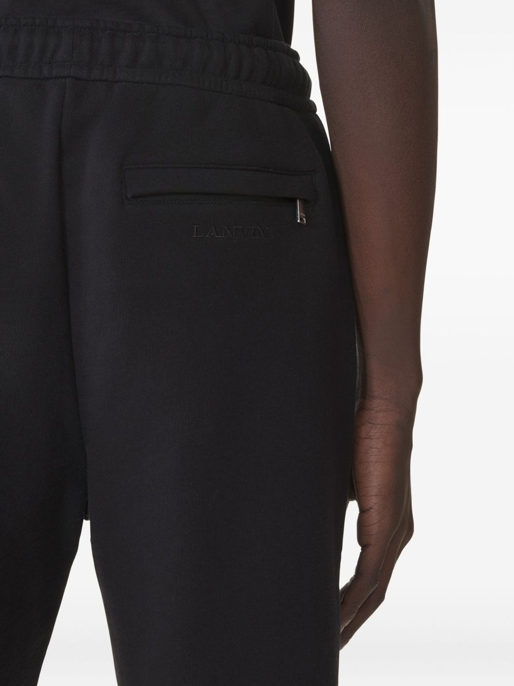 Relaxed Fit Black Trousers