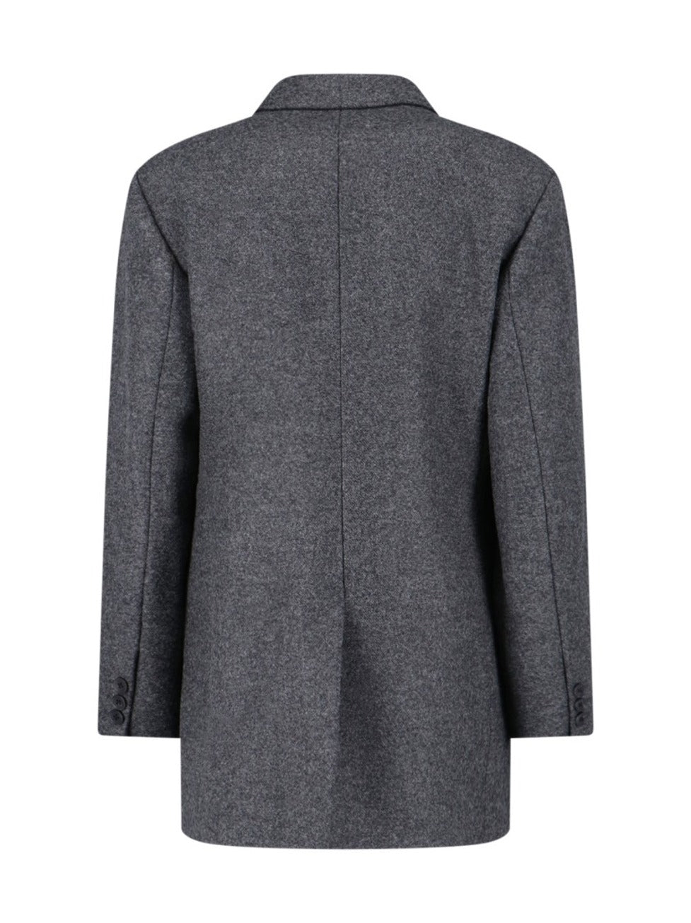 Double-Breasted Coat – Grey