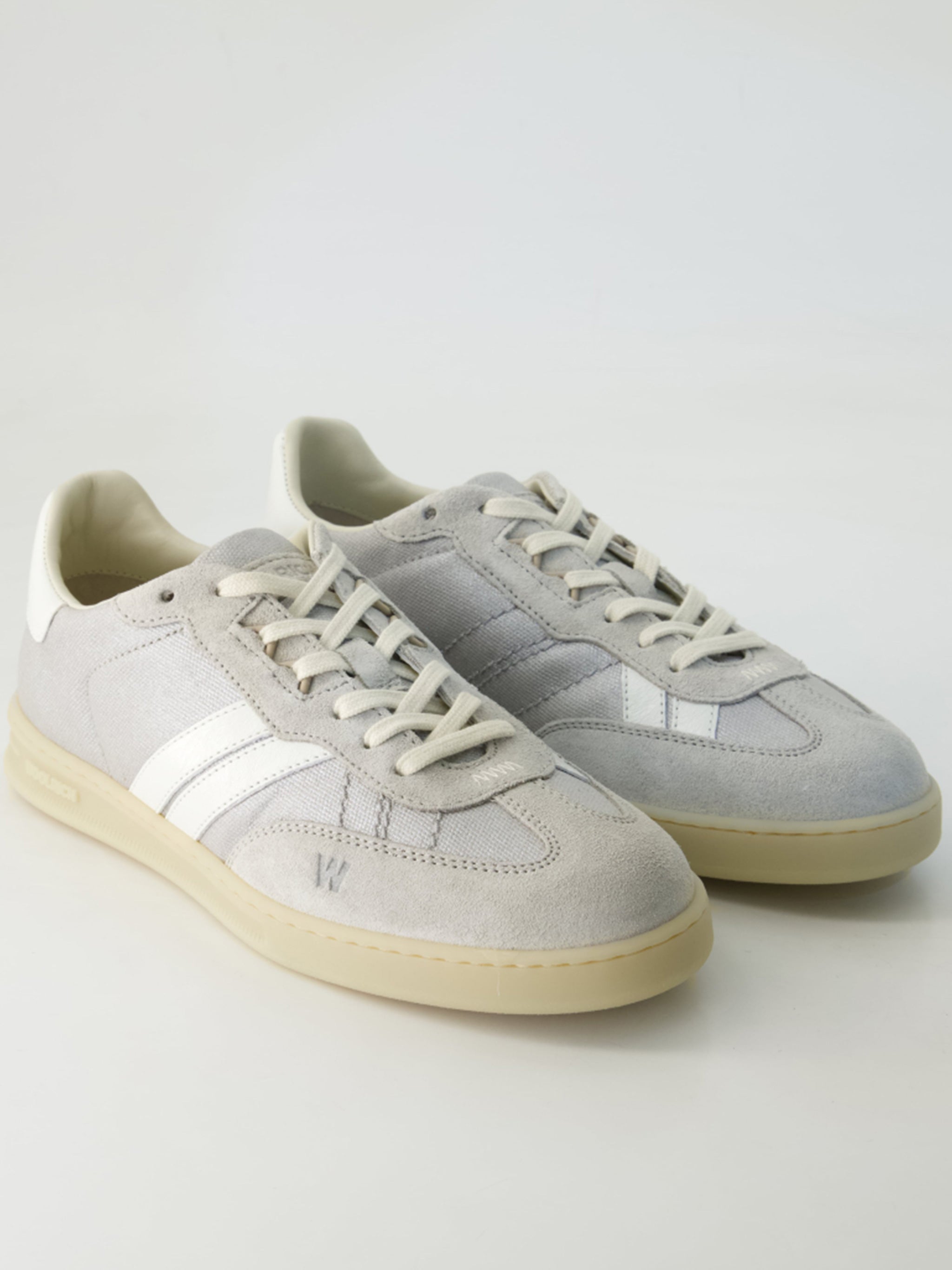 Grey Double U.T Camoscio Suede Sneakers