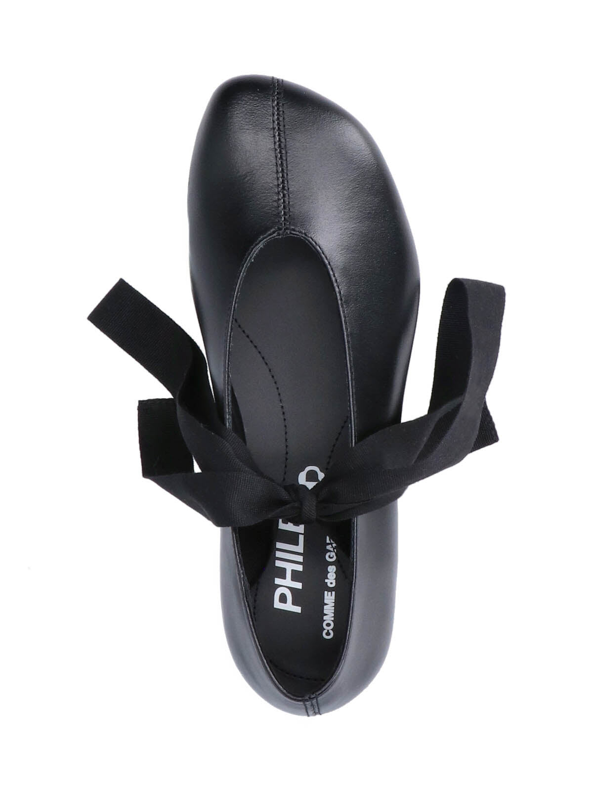 Black Ribbon Detail Platform Sneakers