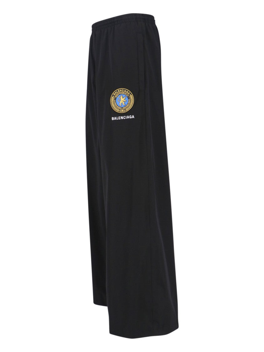 Wide-Leg Trousers With Zippered Pockets