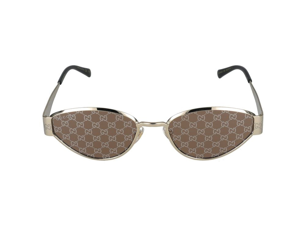Sunglasses Gucci GG1853S 003 gold gold brown 55/19/145