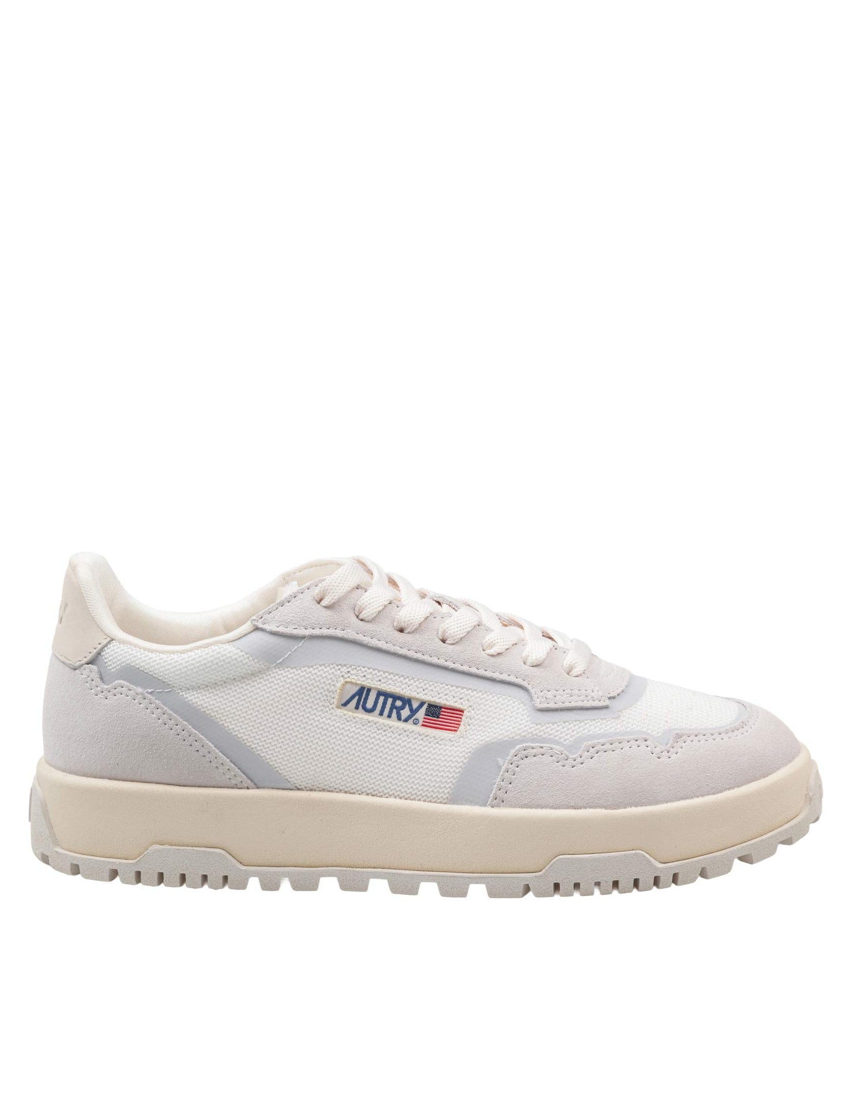 Wildpace Low Mesh And Suede Sneakers, White