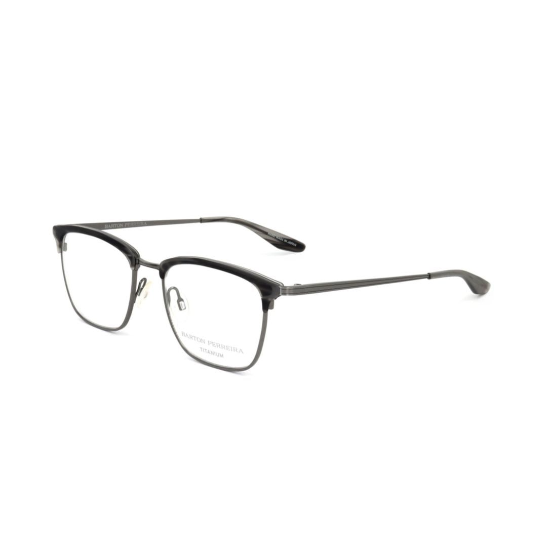 Bp5005 511lt Rectangular Grey Gradient Eyeglasses with Metal Temples
