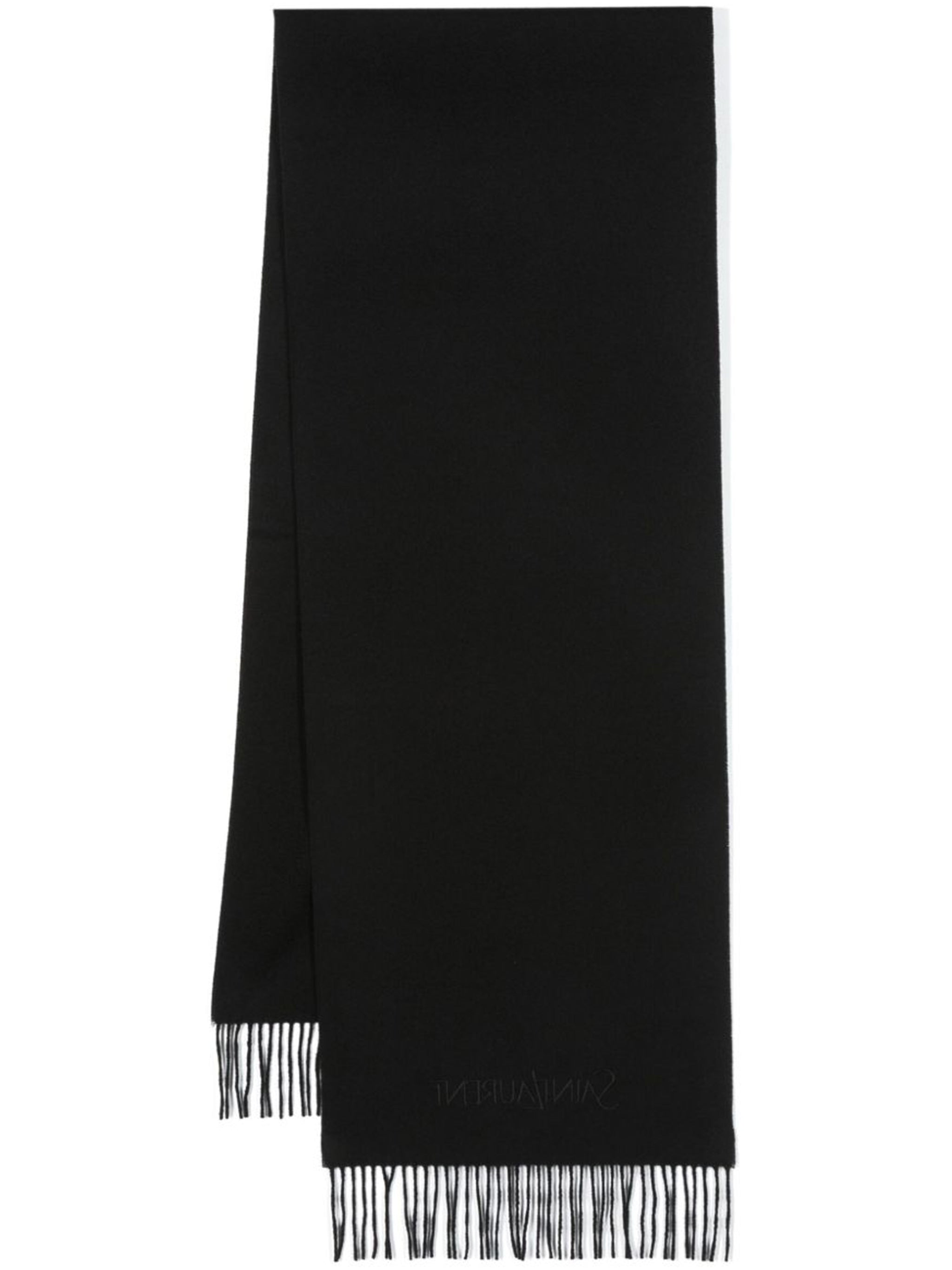 Sciarpa Jacquard Cashmere Fringed Scarf