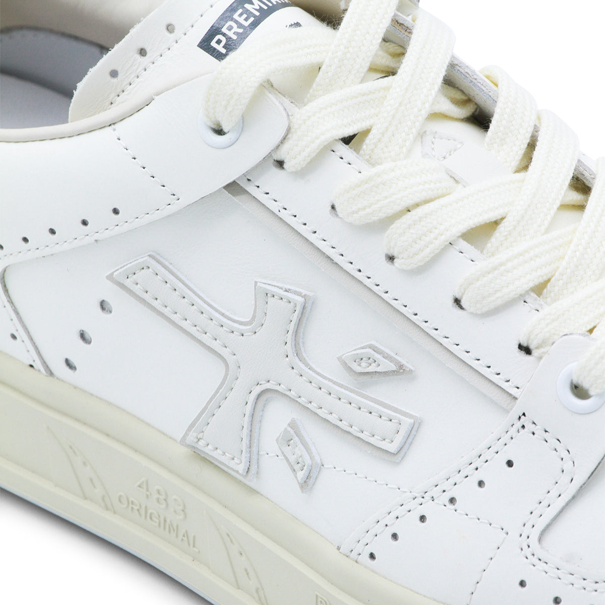 White Leather Quinn Sneakers