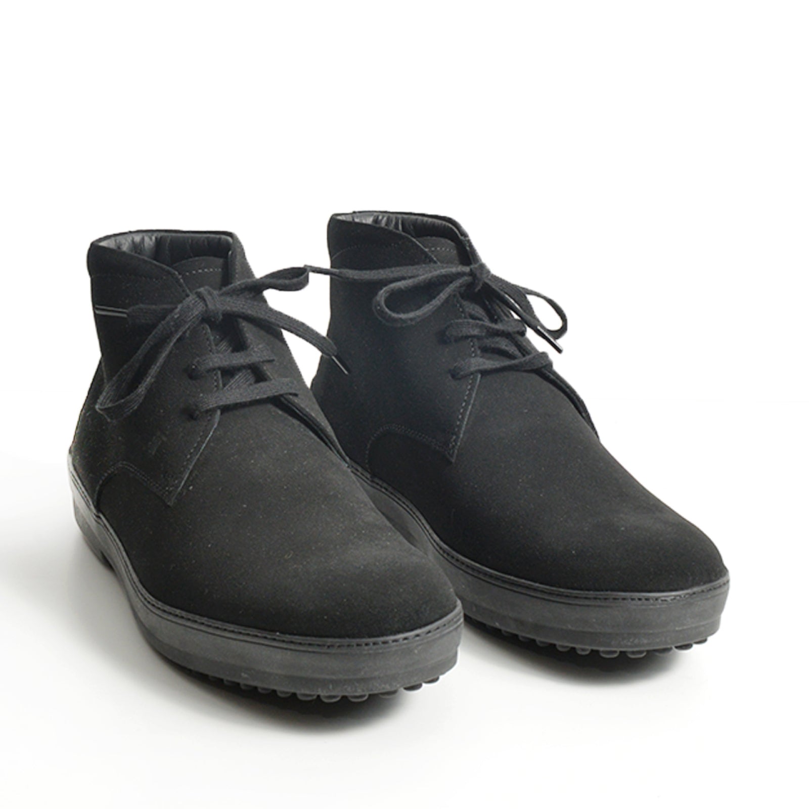 Black Gommino Suede Winter Ankle Boot