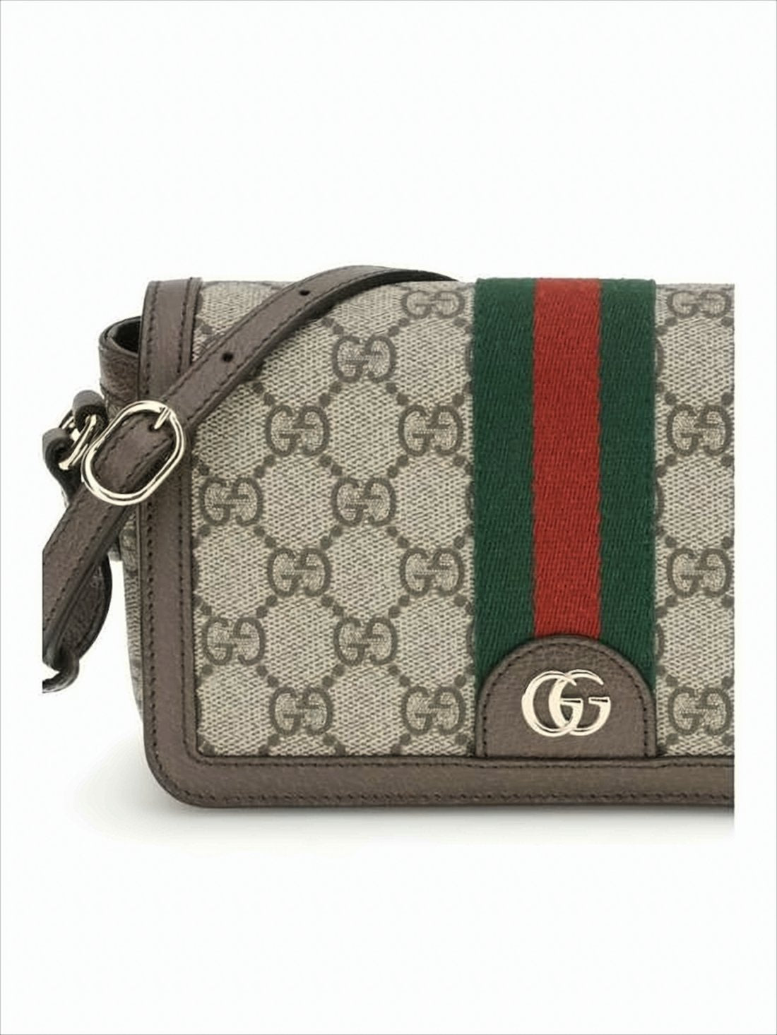 Torba Crossbody z płótna z charakterystycznym monogramem