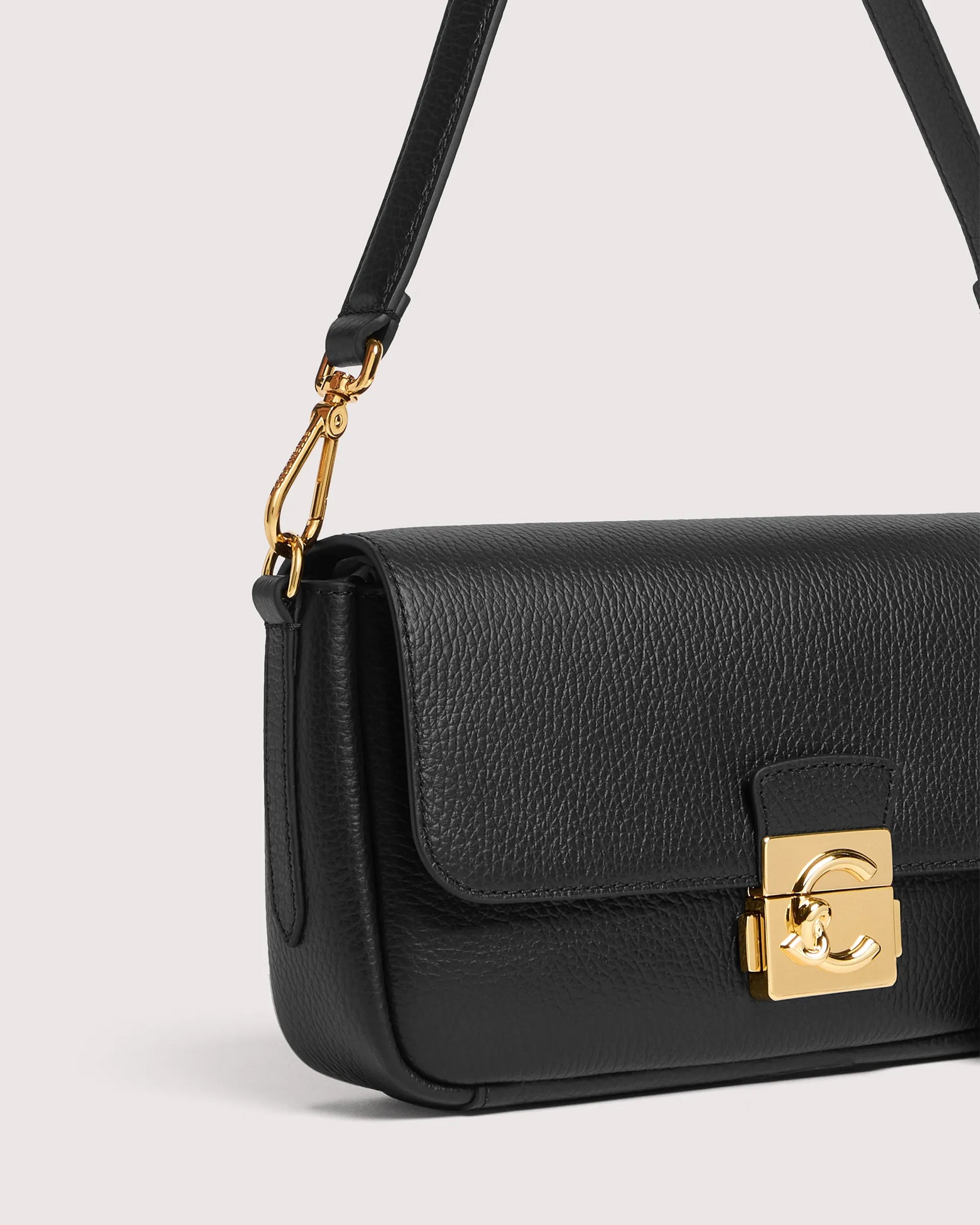 C-Me Lock Medium Bag In Black
