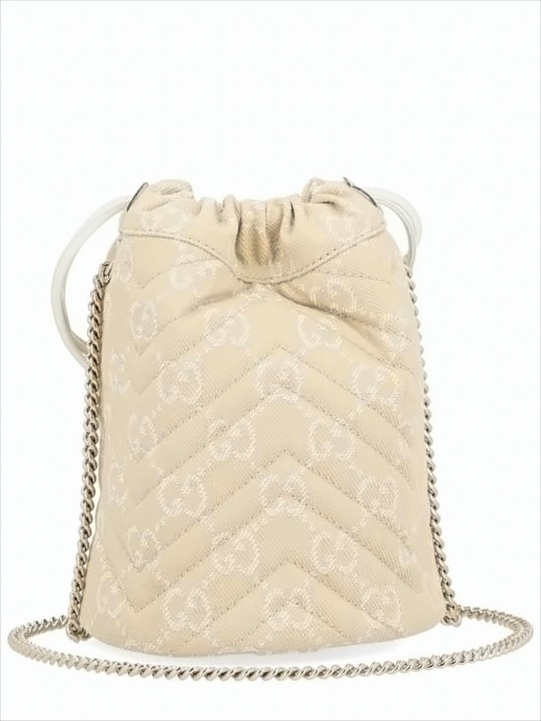 Quilted Crossbody Bag with Chain Strap