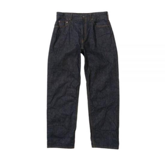 Classic Straight-Leg Denim Pants With Five-Pocket Design