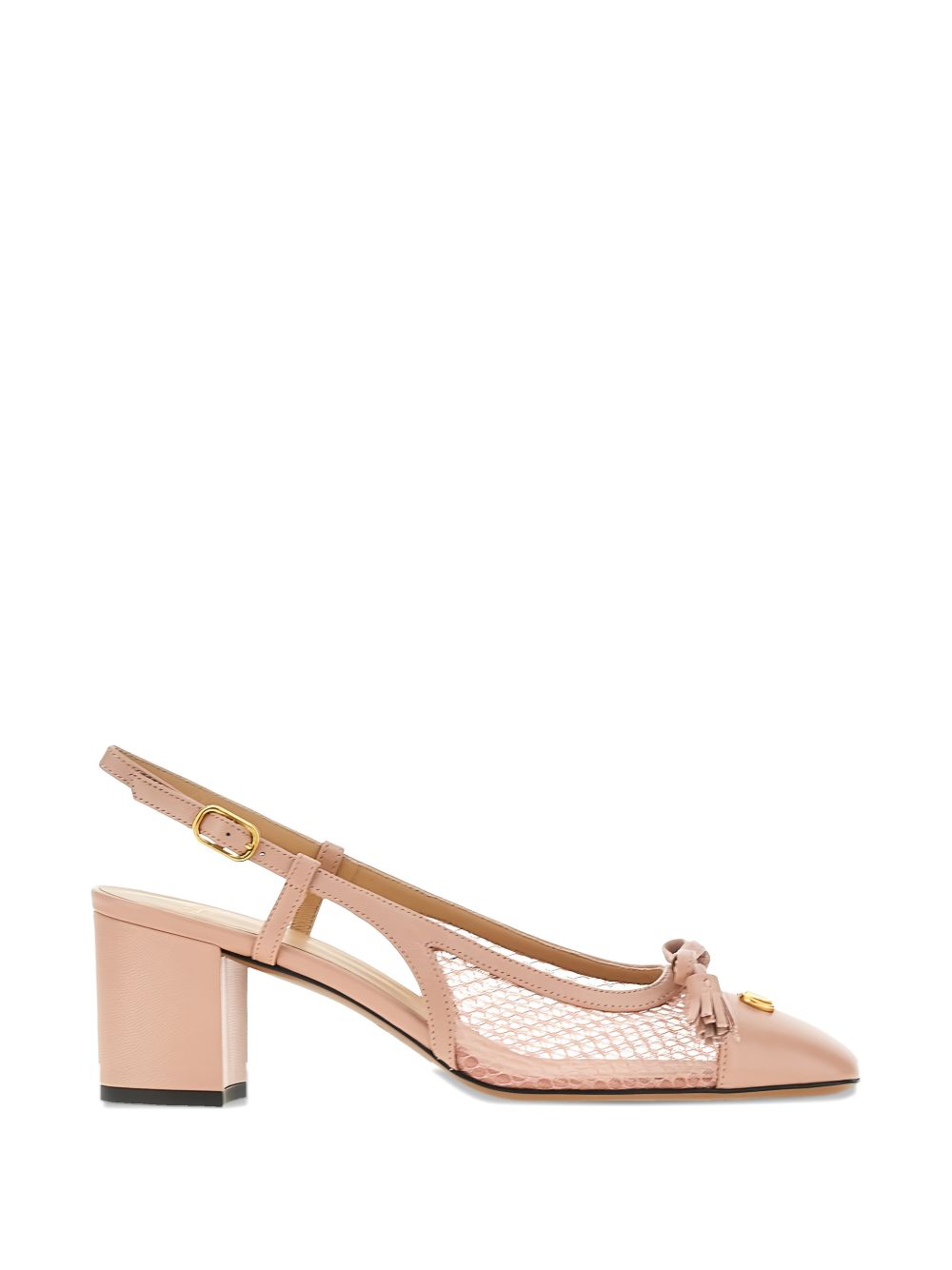 Pointed Toe Flats with Mesh Panels