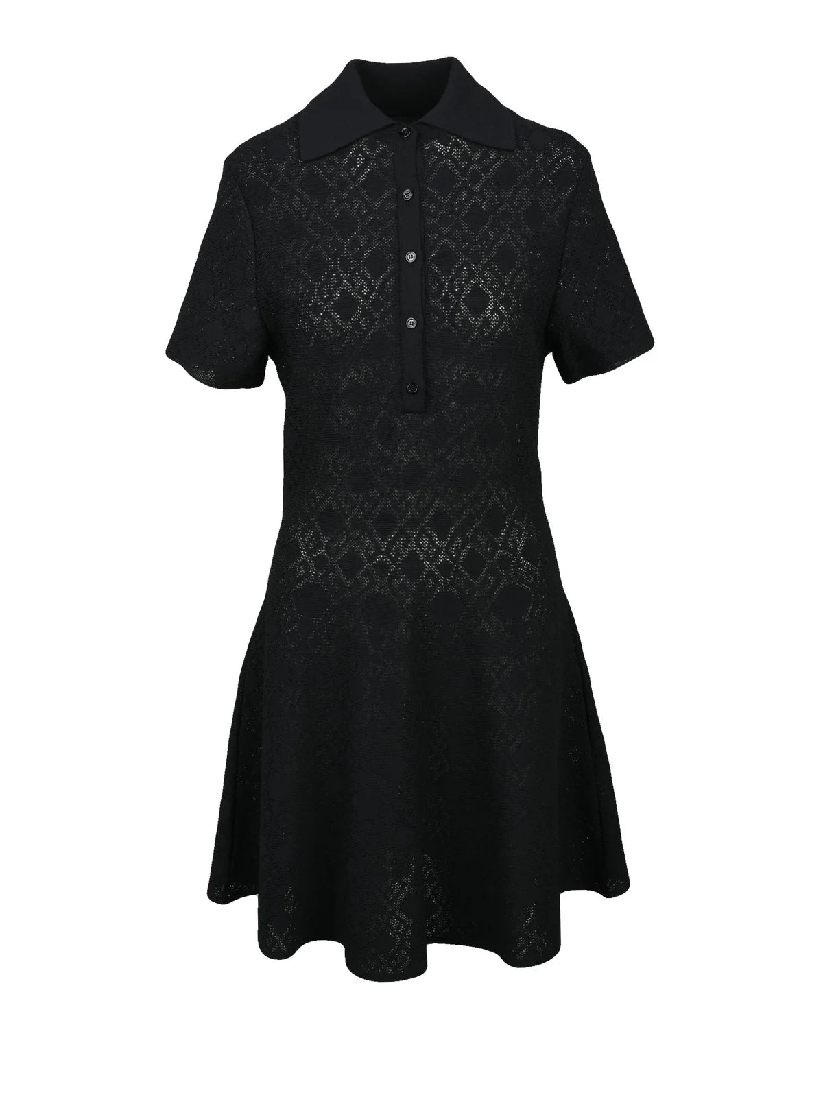 Tricot Dress Viscose Black