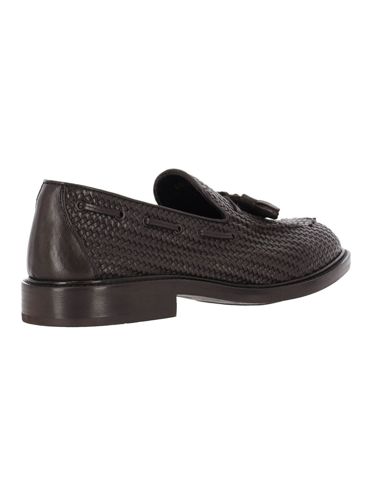 Braided Tassel Loafers – Dark Brown