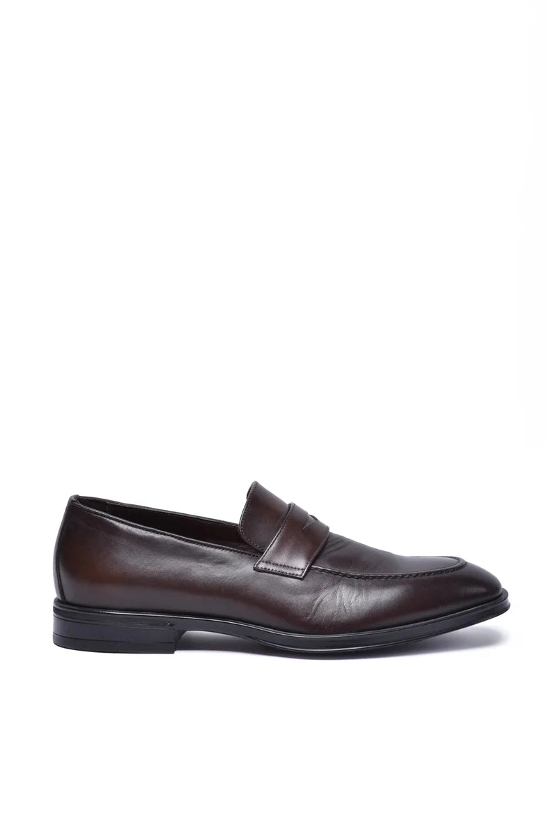 Leather Loafer - Brown