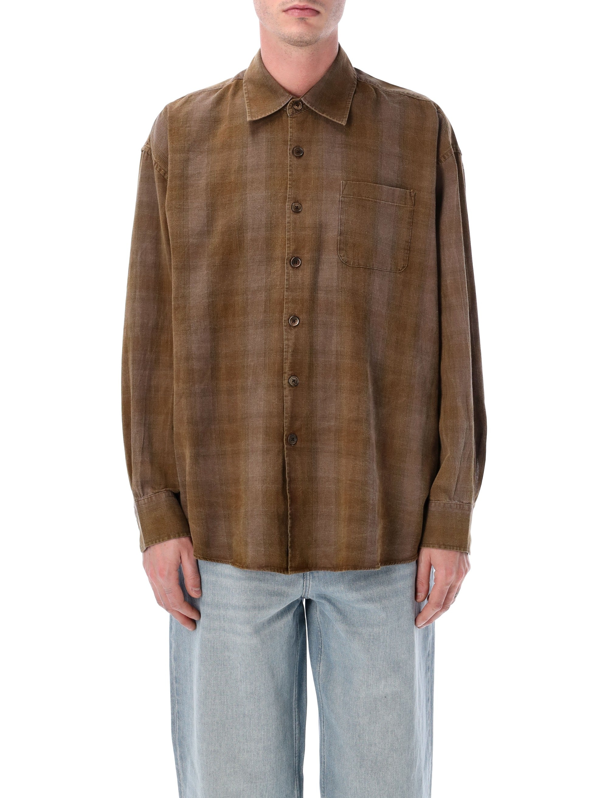 Borrowed Shirt In Dakota Flannel Check