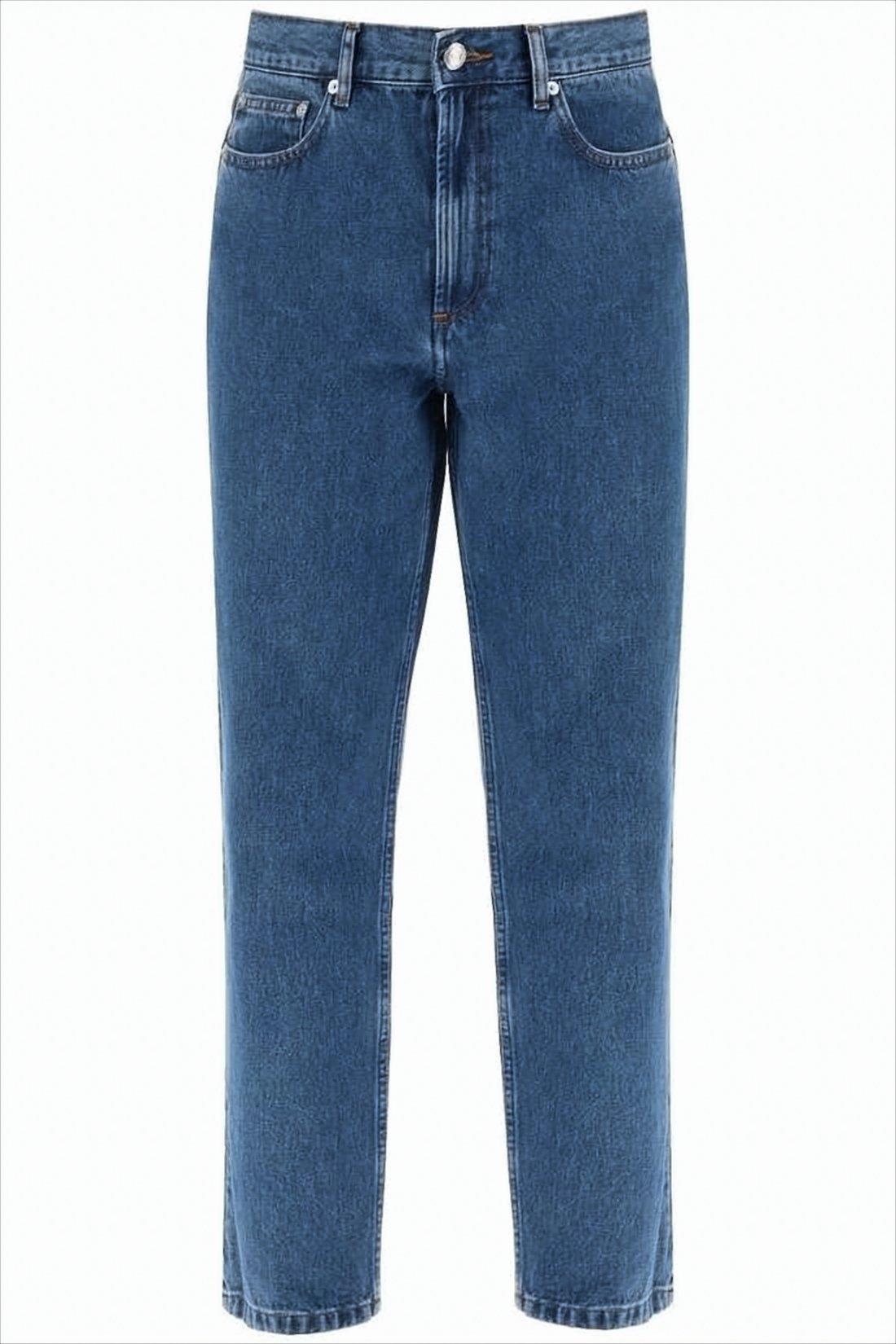 Classic Straight-Leg Denim Pants
