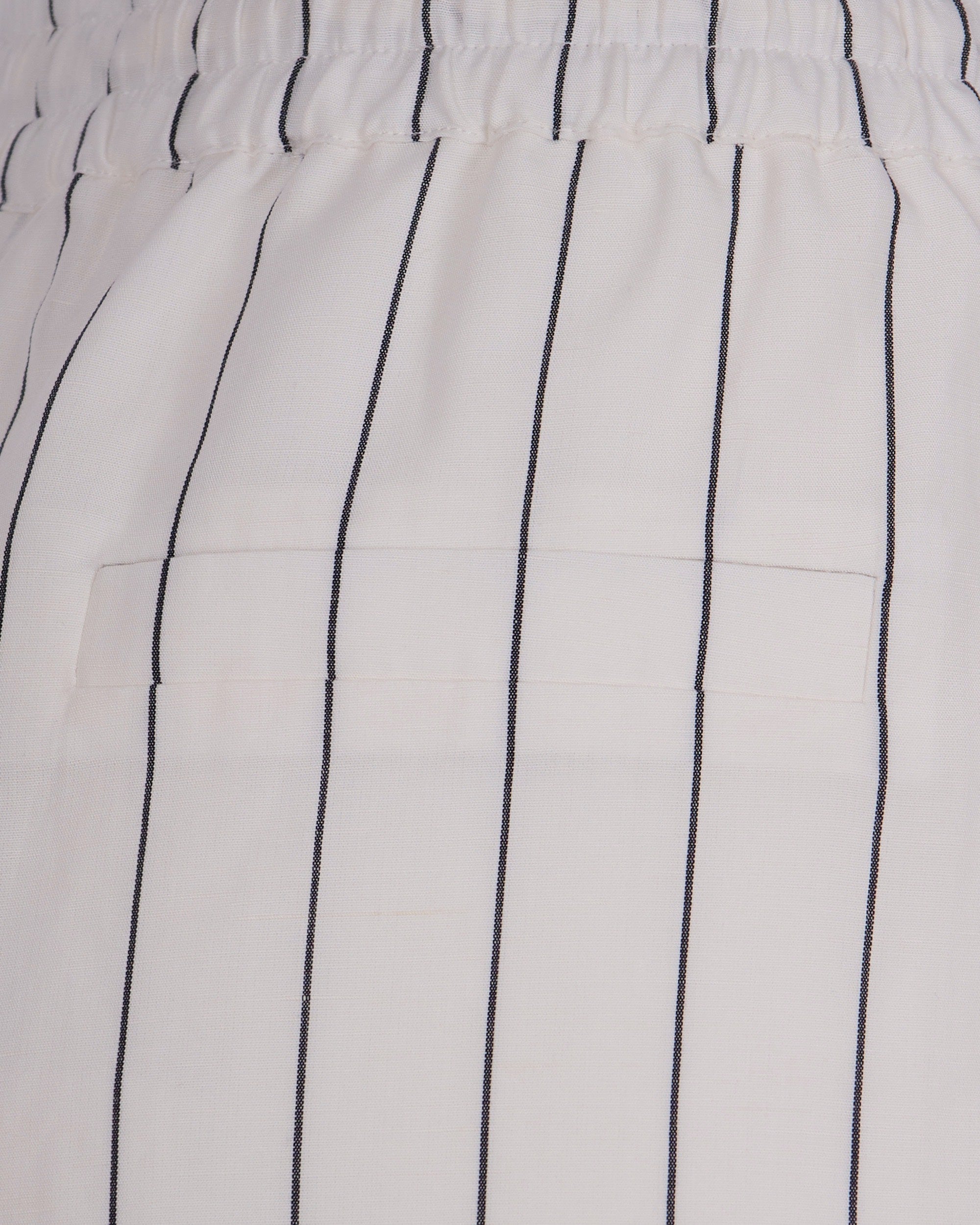 Pinstriped Lyocell Trousers