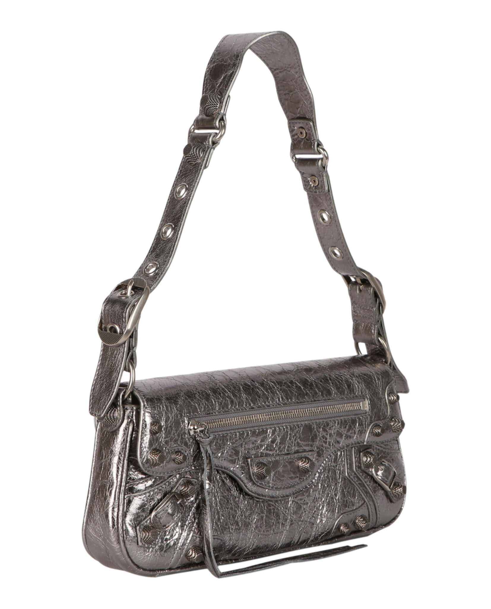 Small Metallized Le Cagole Sling Shoulder Bag