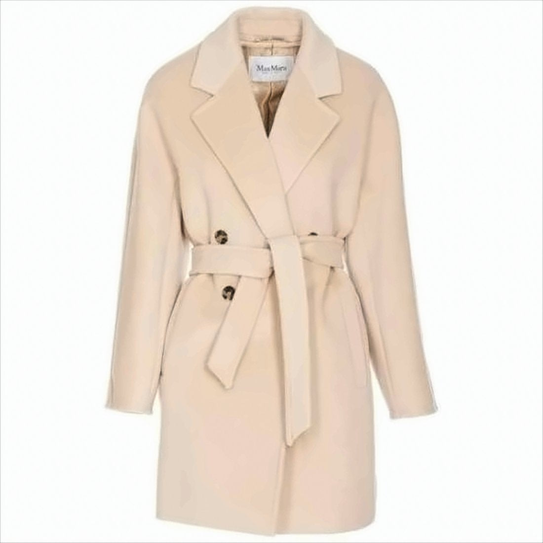 Double-Breasted Cashmere-Wool Blend Max Mara Coat