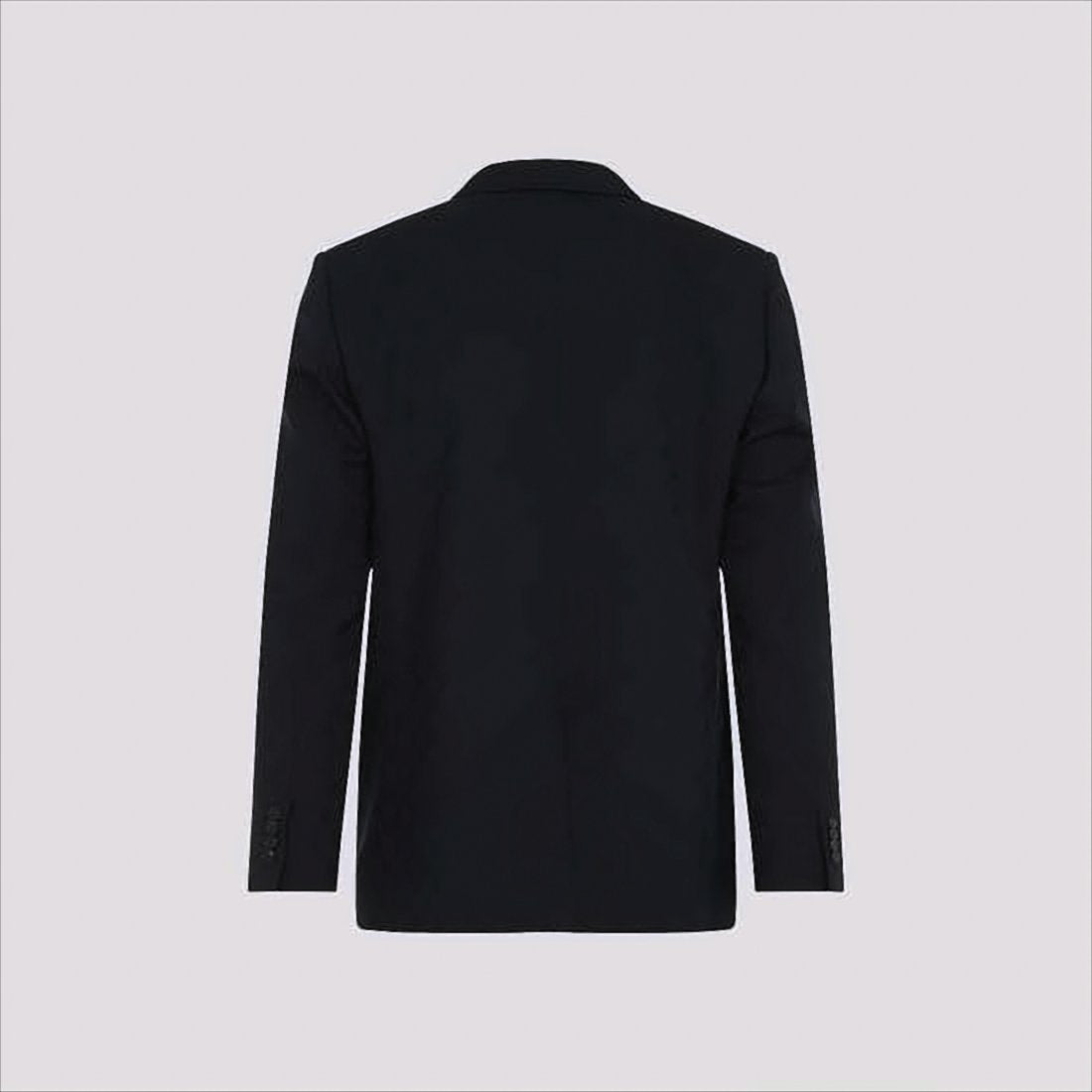 Tailored Black Wool Suit Set