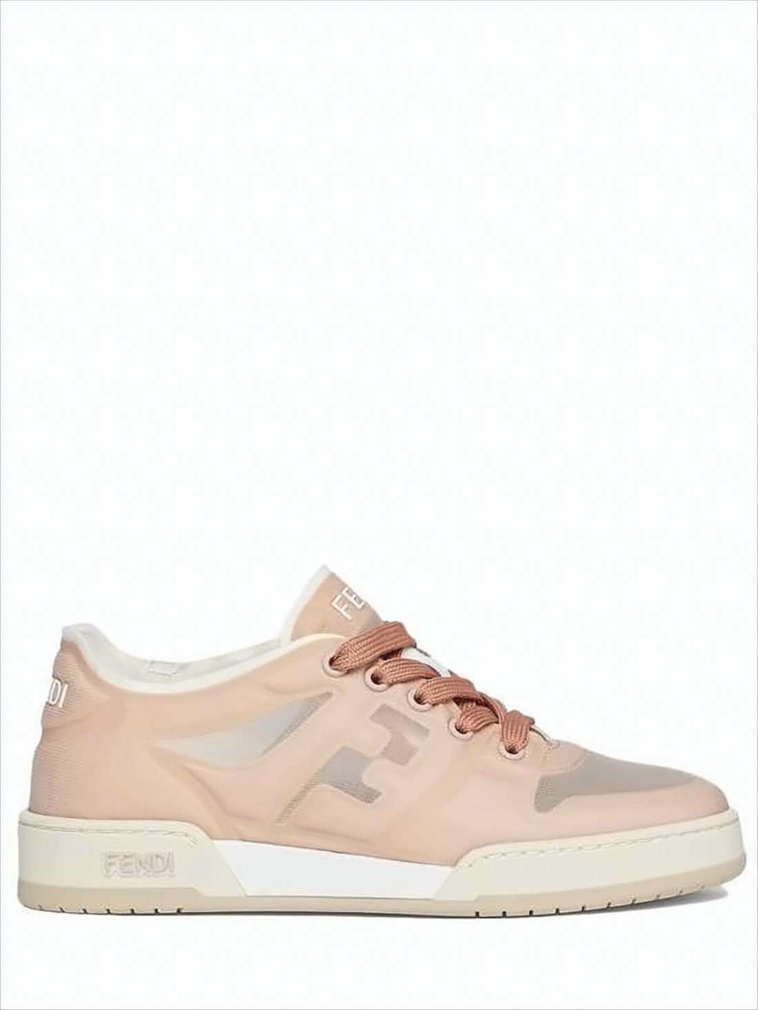 Translucent Mesh Low-Top Sneakers with Branded Accents