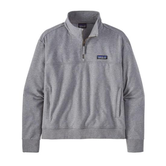 Quarter-Zip Long-Sleeve Pullover Top with Stand Collar