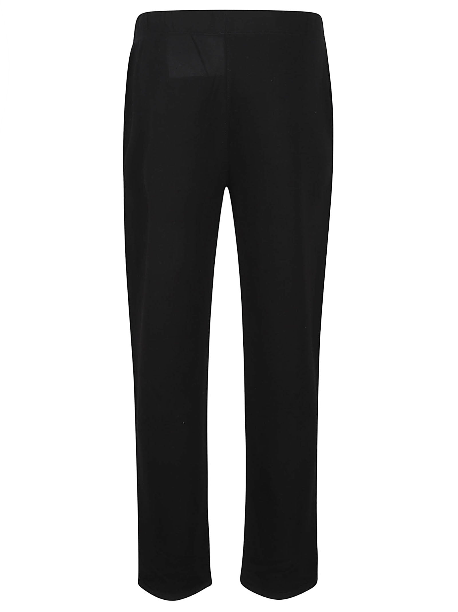 Cropped Black Pants with Relaxed Fit