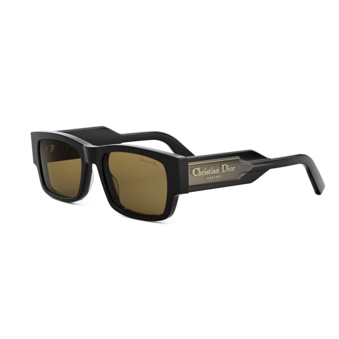 Christian  Label S1i Bold Rectangular Frame Sunglasses