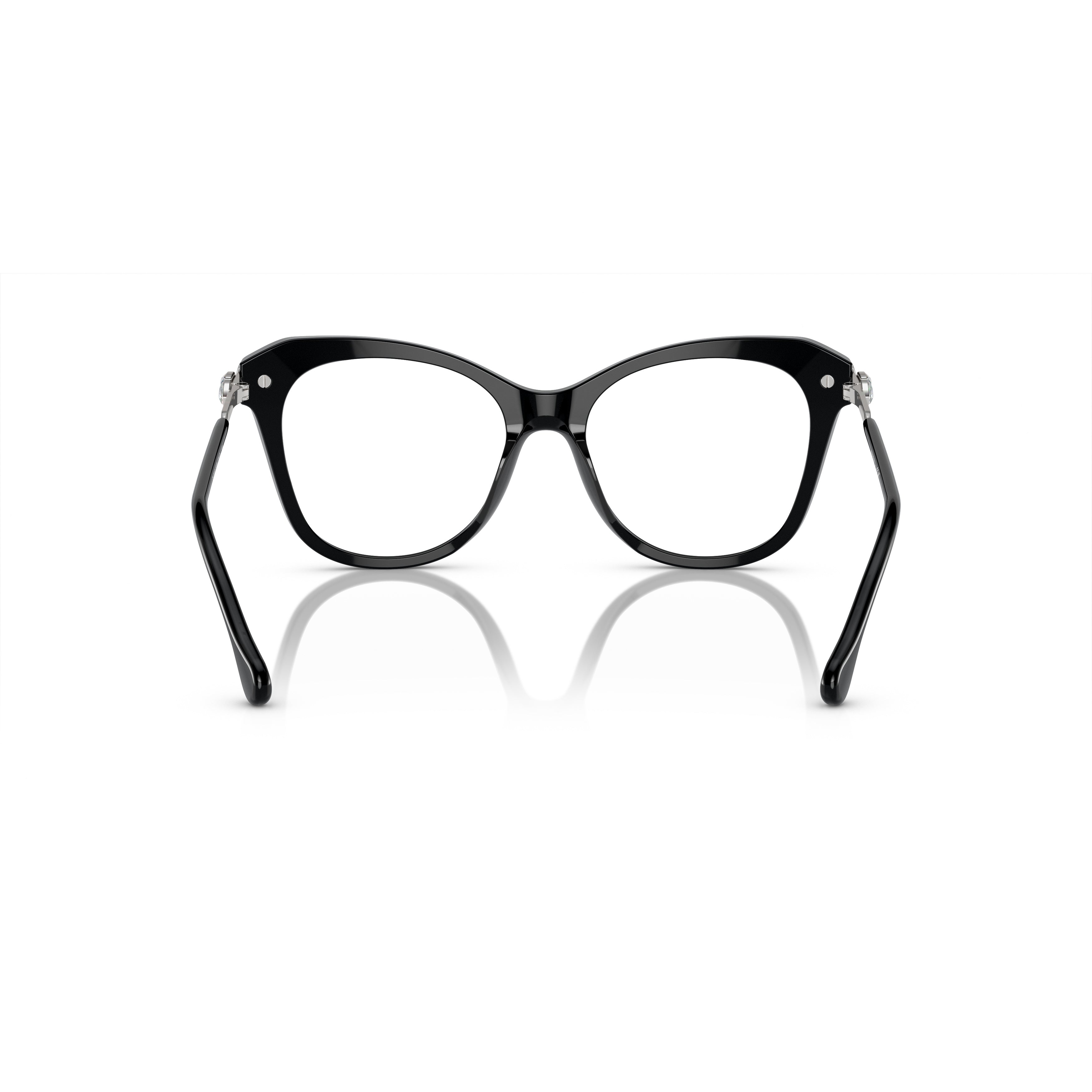 0Sk2012 Oversized Cat-Eye Eyeglasses with Crystal Embellishments