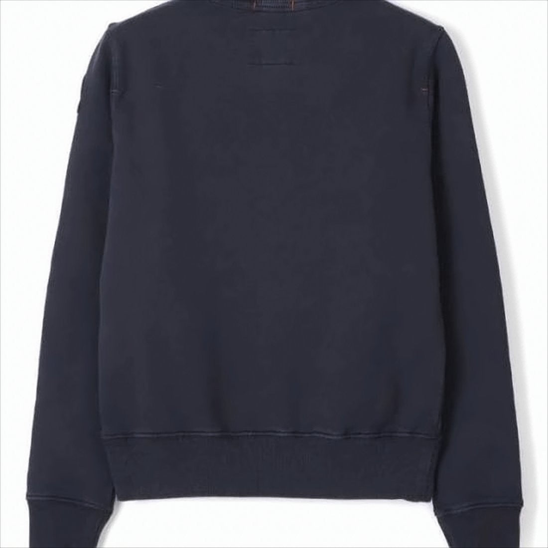 Long-Sleeve Cotton Fleece Sweatshirt with Embossed Logo