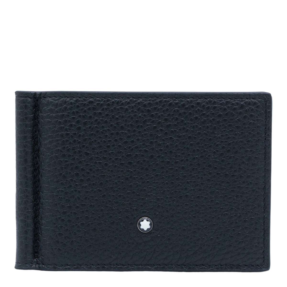 Matte Black Minimalist Wallet With Timeless Design