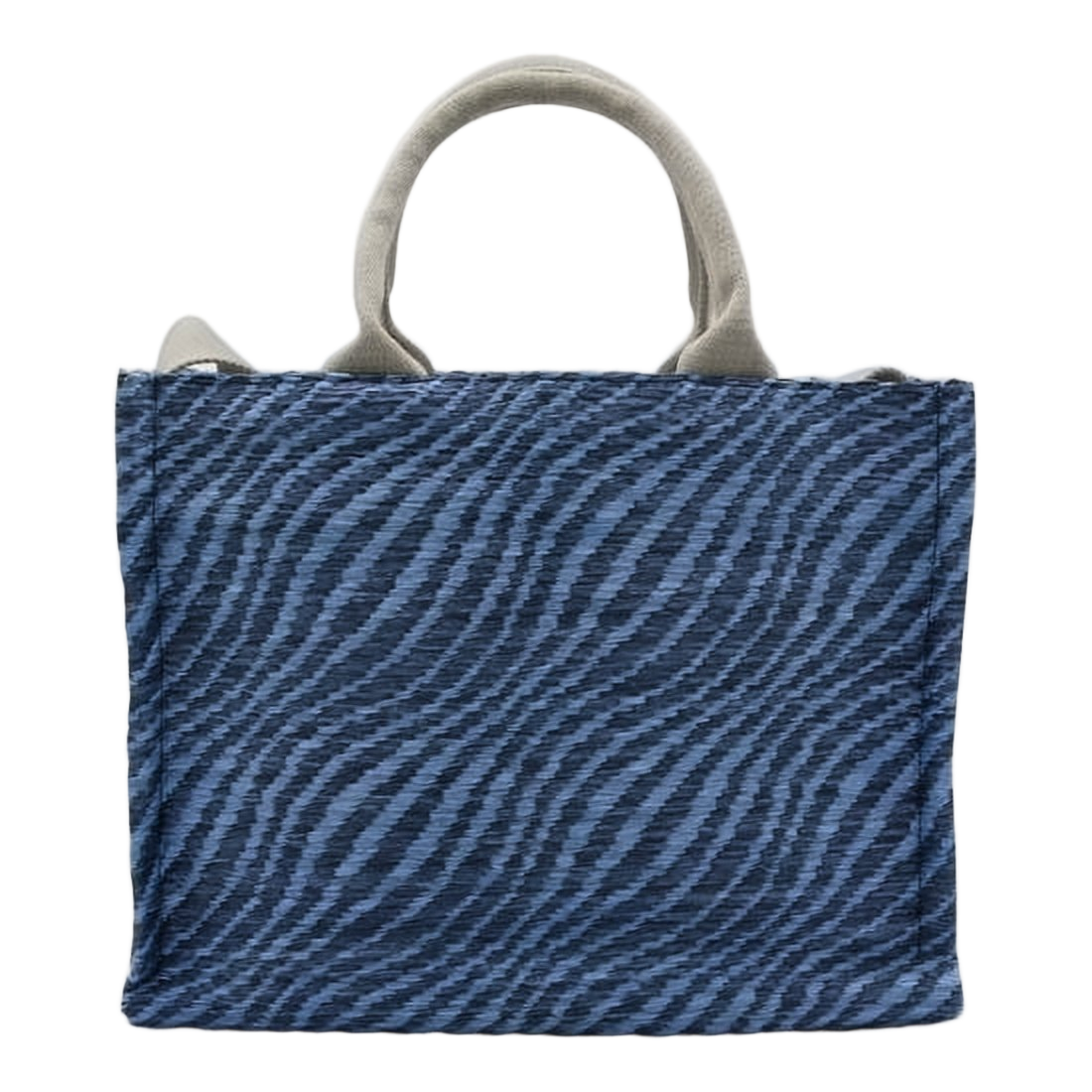 Textured Blue Tote Bag