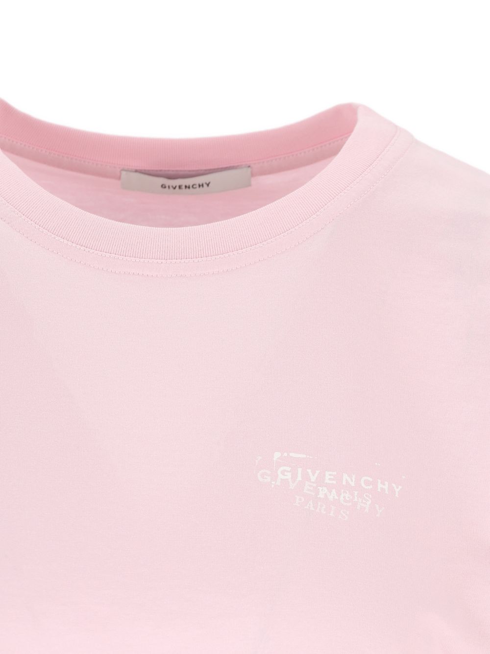 Short-Sleeve Silk and Nylon Top