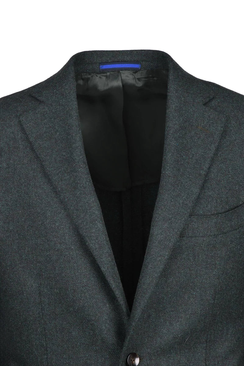 Virgin Wool Blazer - Green