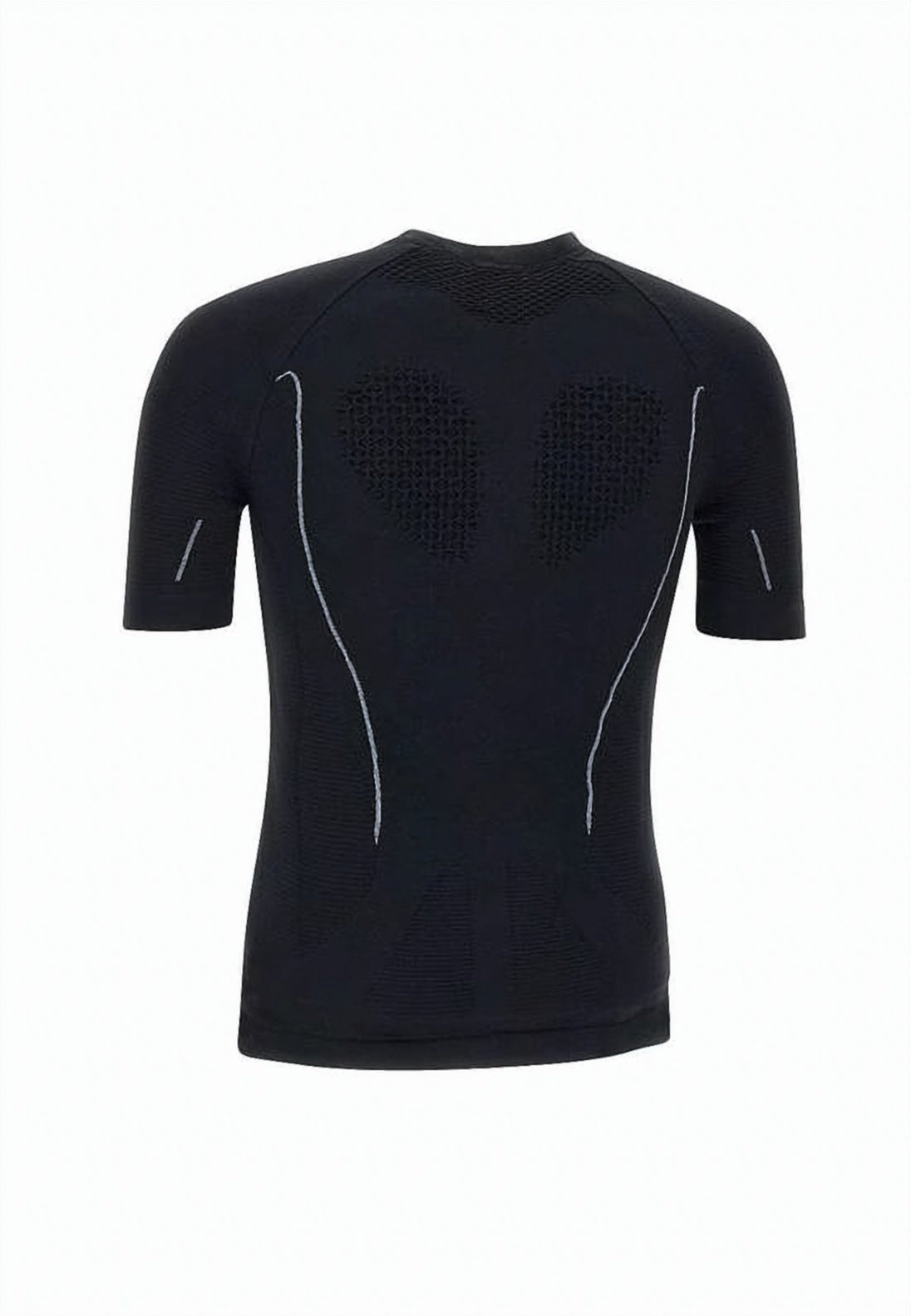 Short-Sleeve Fitted T-Shirt With Textured Ventilation