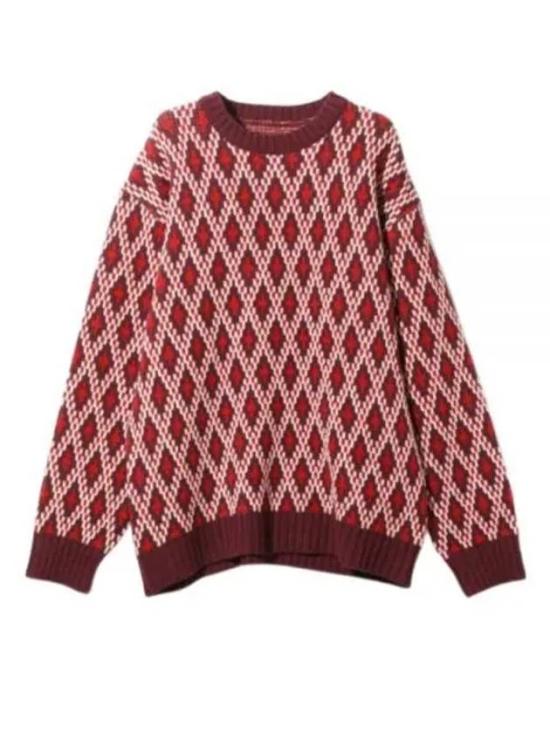 Diamond Argyle Wool Sweater