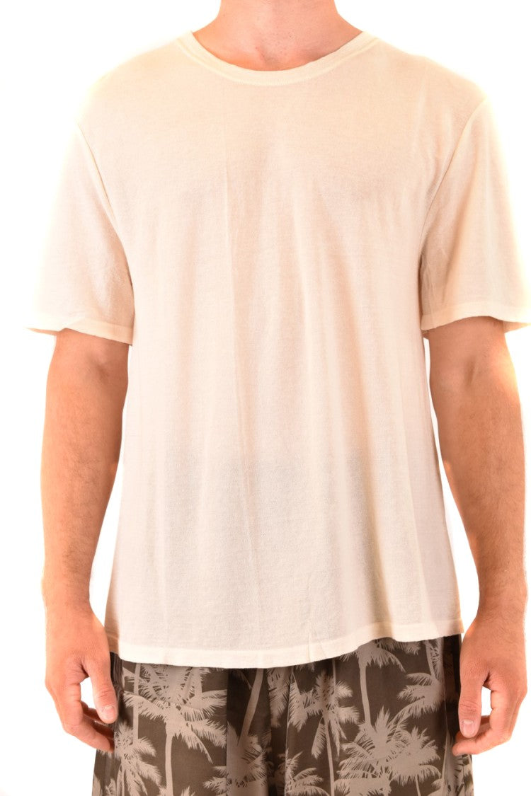 Minimalist Green Short-Sleeved Crew Neck T-Shirt