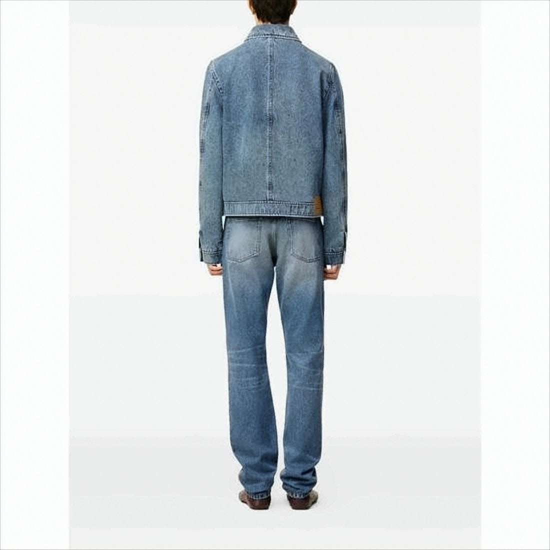 Light Blue Denim Jacket with Iconic Heart Detail
