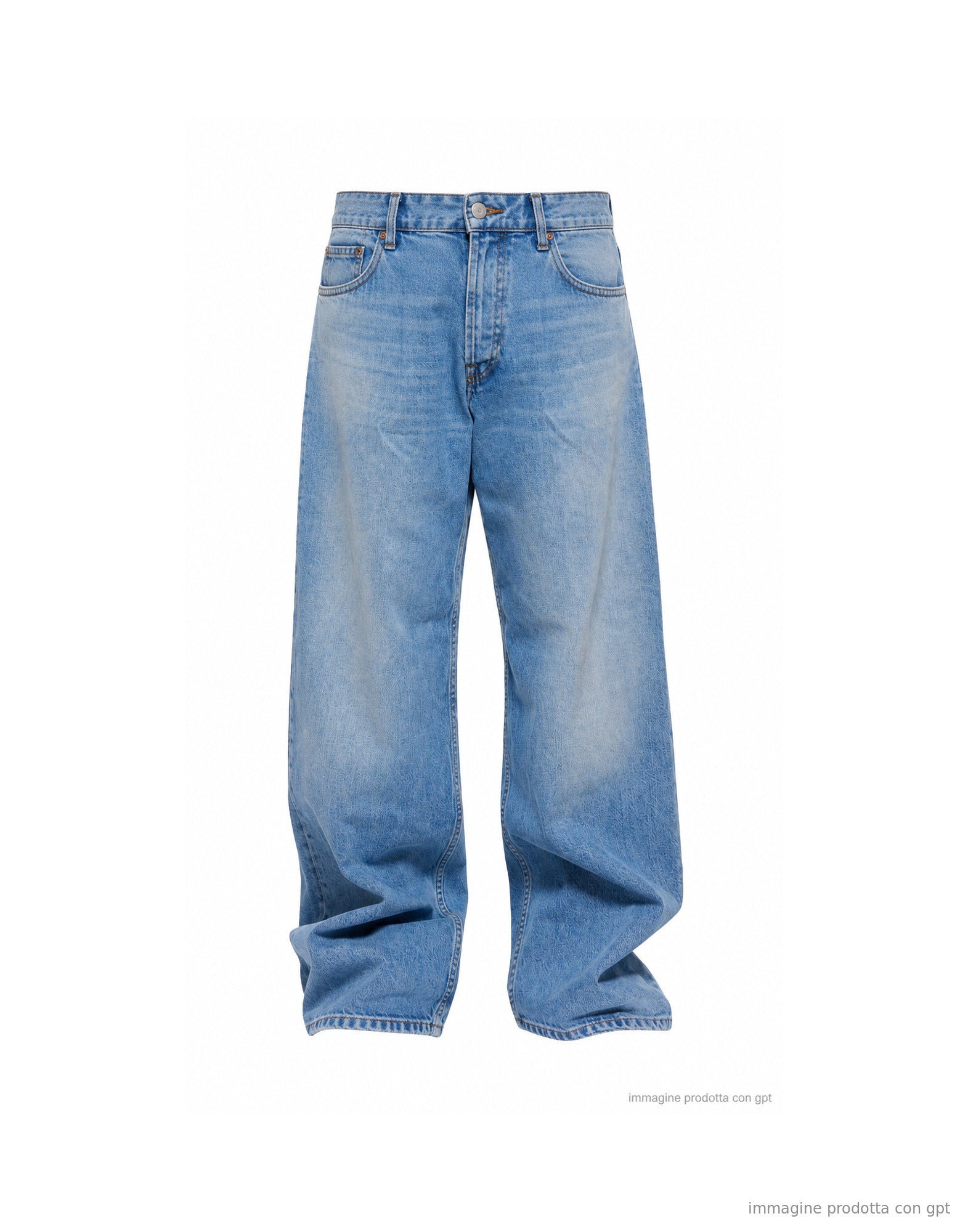 Blue Tito Relaxed Fit Baggy Jeans