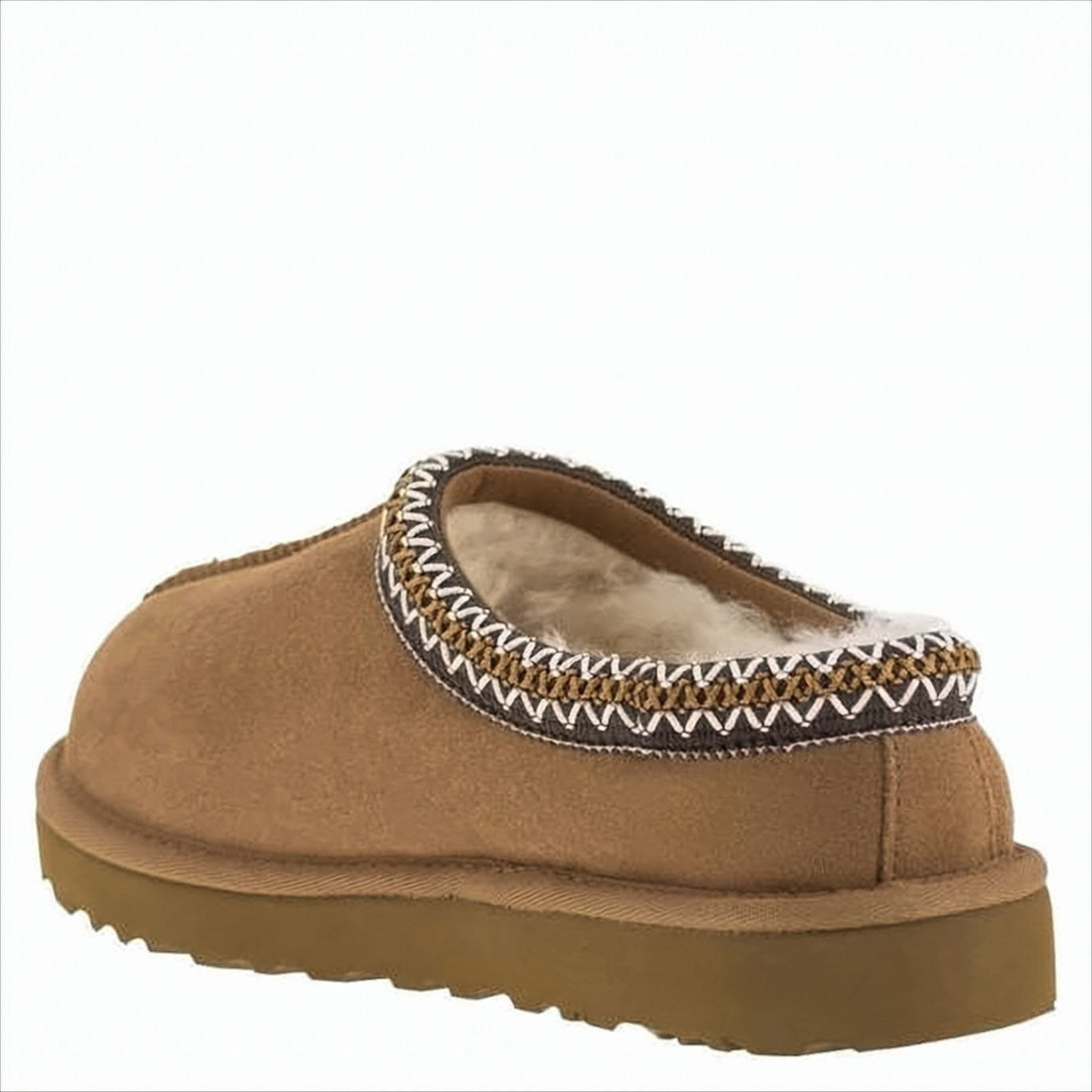 Suede Slip-On Mules with Textured EVA Sole