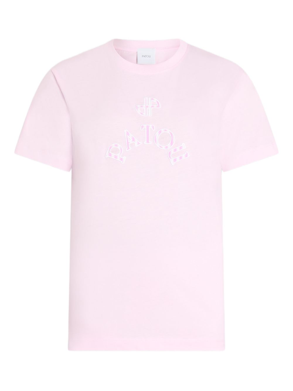 Logo Detail Crew Neck Top