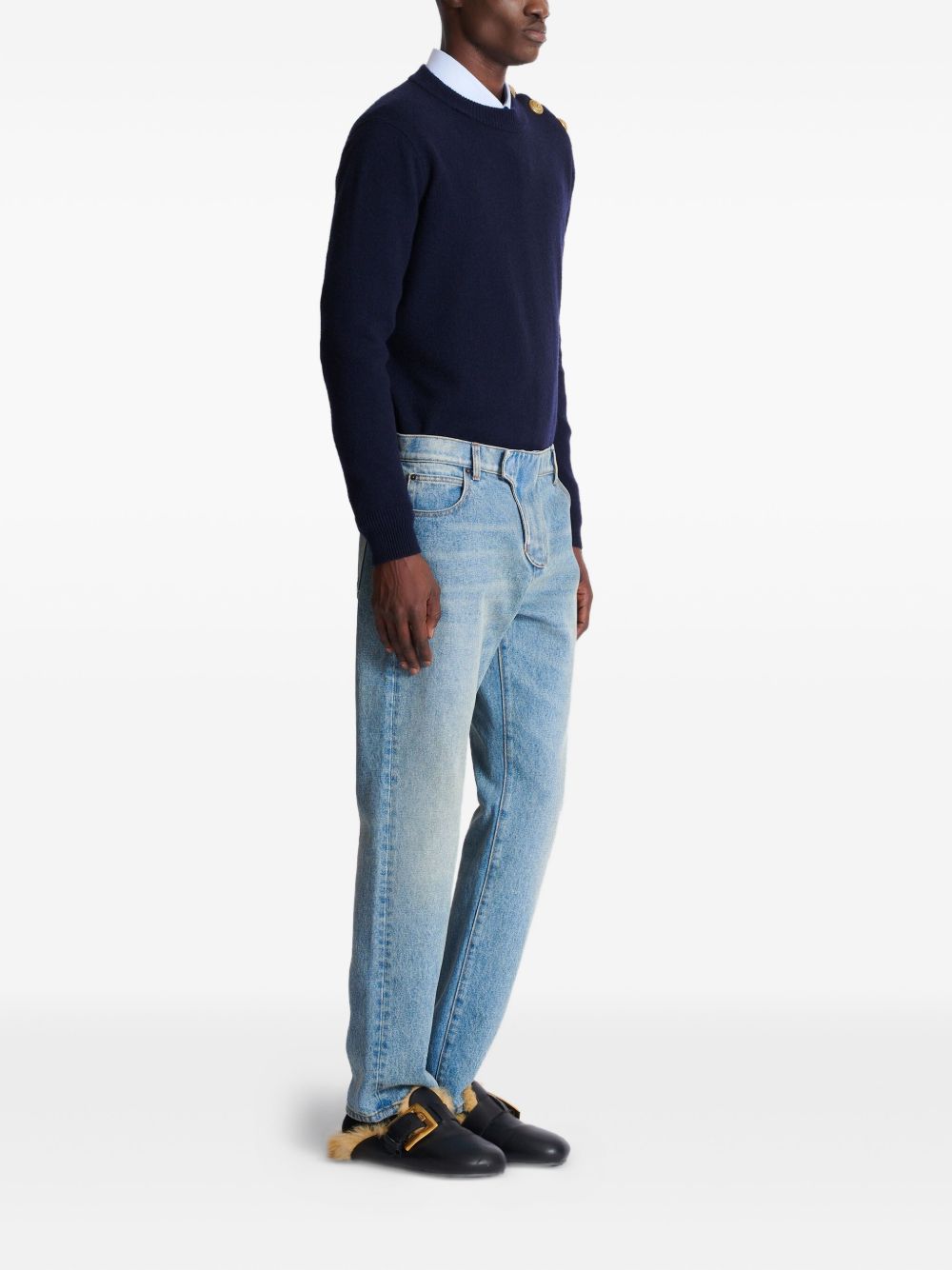 Light Blue Denim Trousers