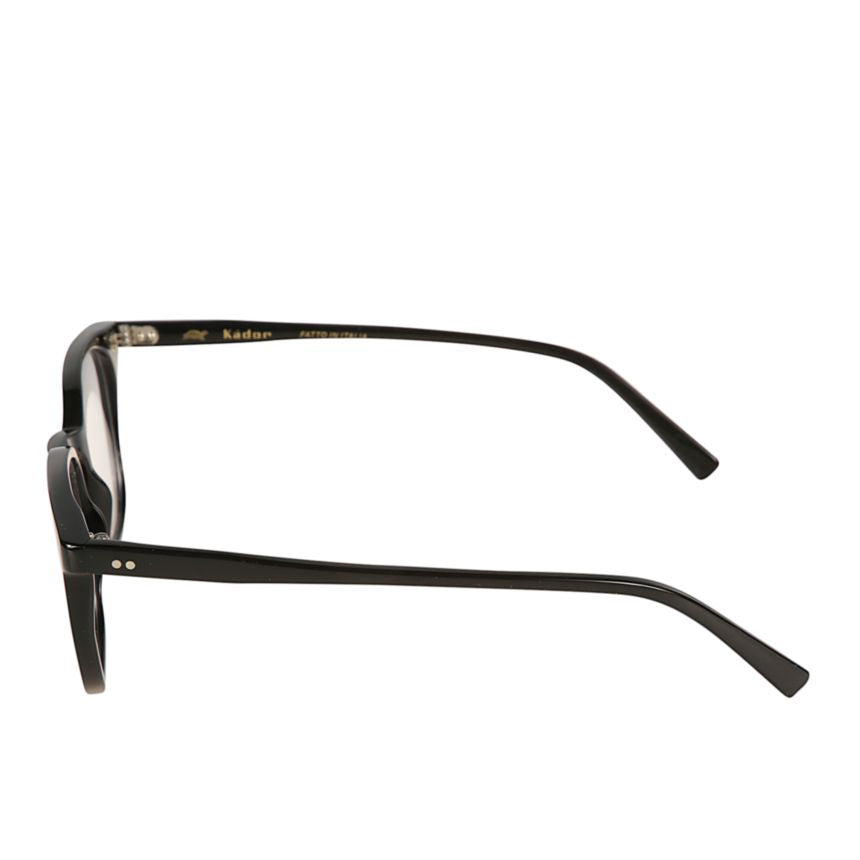 Quadro/N Glossy Black Rectangular Frame Eyeglasses