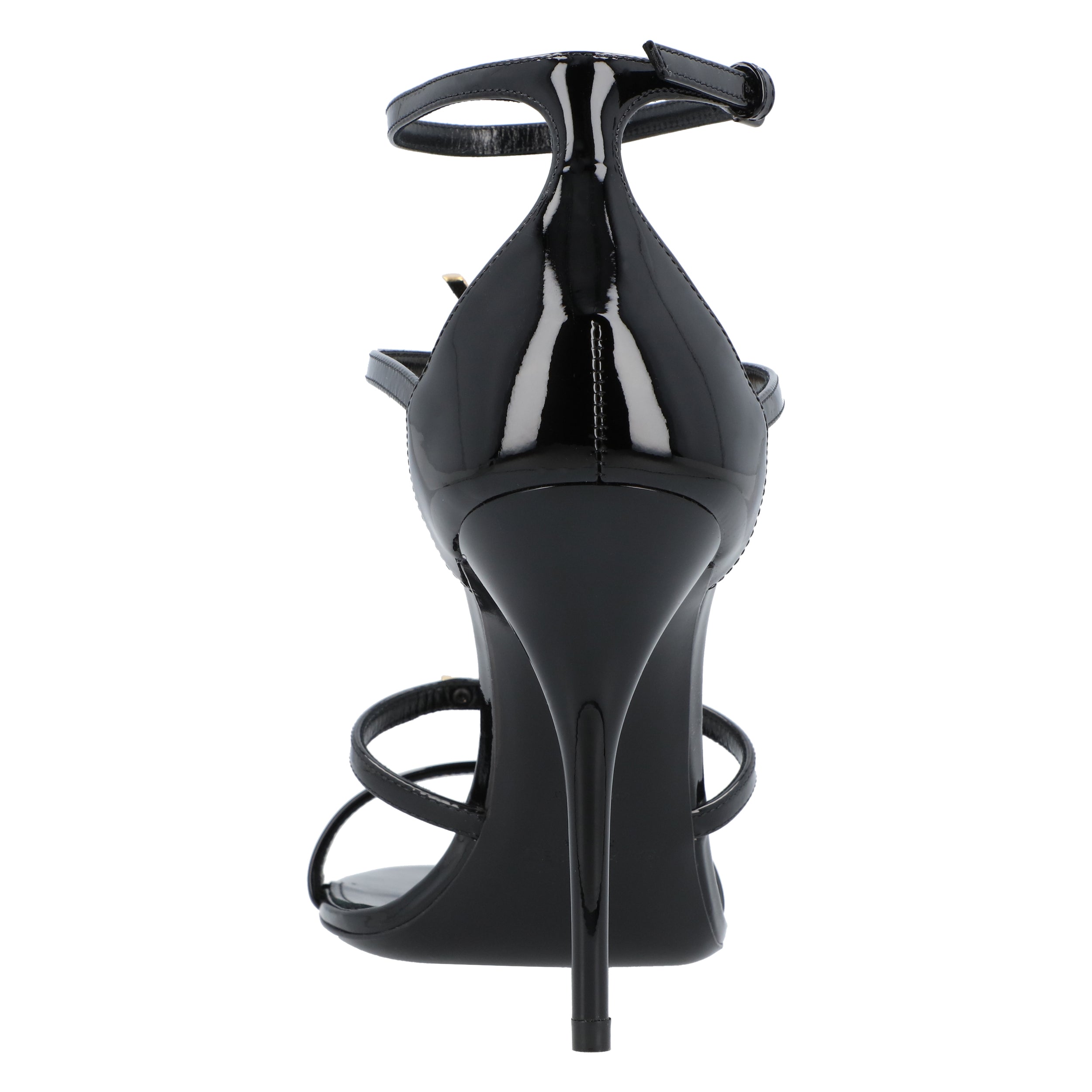 Cassandra Sandals In Patent Leather Black