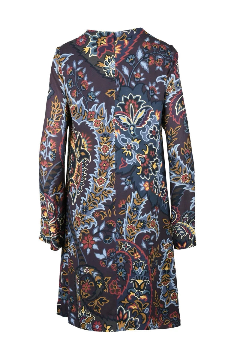 Longuette Dress Viscose Stretch - Multicolor